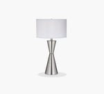 Silver Hour Shape Table Lamp