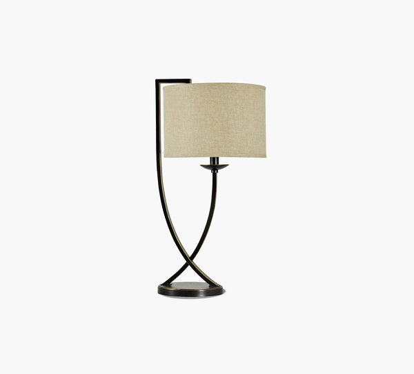 Bronze Cross Arm Table Lamp