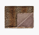 Brown Faux Fur Throw 50 x 60