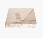 Beige Bamboo Silk Throw 50 x 70