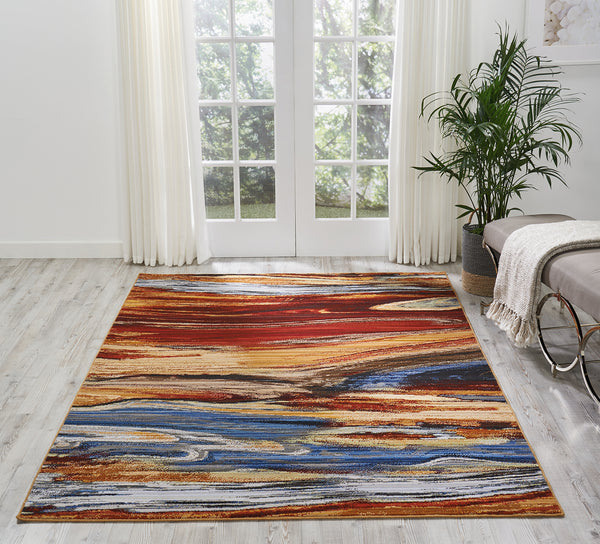 Lava Flow 5 x 8 Rug