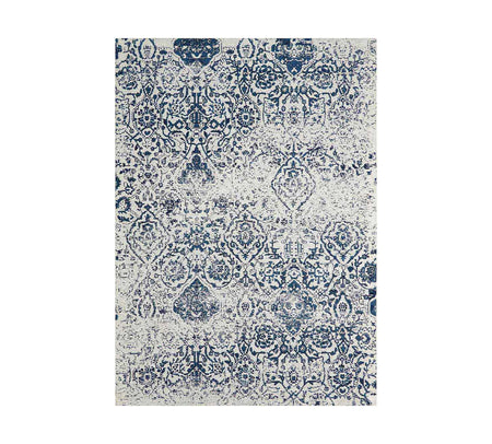 Damask Navy 8 x 10 Rug