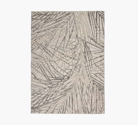 Palm Springs Ivory Grey 8 x 10 Rug