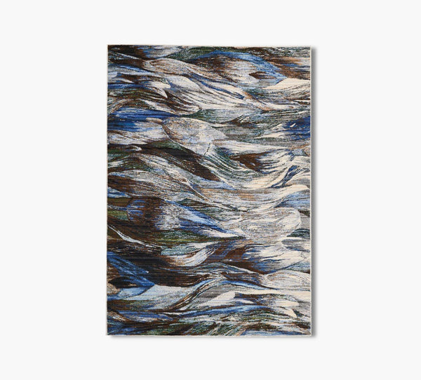 Sea Waves 8 x 10 Rug