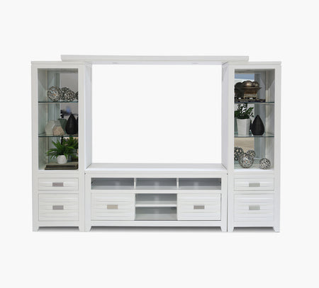 Altamonte White 4 Piece Wall Unit with 60