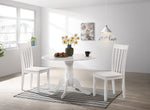 Clover White 3 Piece Dining Set