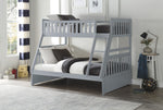 Galen Grey Twin over Full Bunk Bed