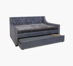 Gulf Breeze Charcoal Full Upholstered Daybed