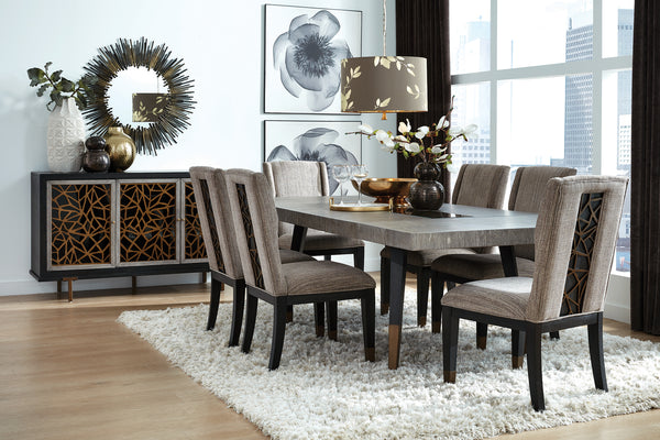 Ryker Espresso 5 Piece Dining Set