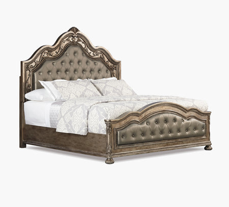 Seville Queen Upholstered Panel Bed