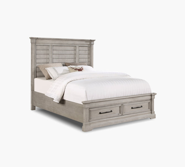 Woodbridge Grey King Storage Bed